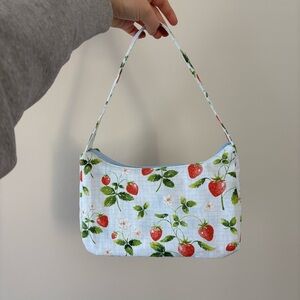 Strawberry Print Women's Bag